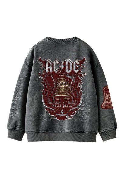 ACDC Designed Oversized Sweatshirt