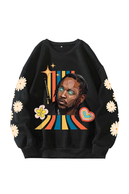 Kendrick Lamar Designed Oversized Sweatshirt