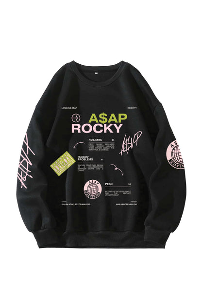 ASAP Rocky Designed Oversized Sweatshirt