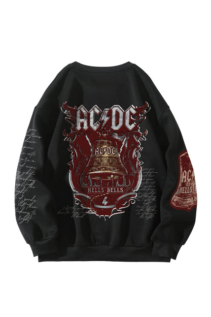 ACDC Designed Oversized Sweatshirt