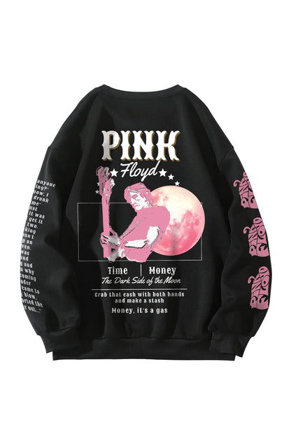 Pink Floyd Designed Oversized Sweatshirt