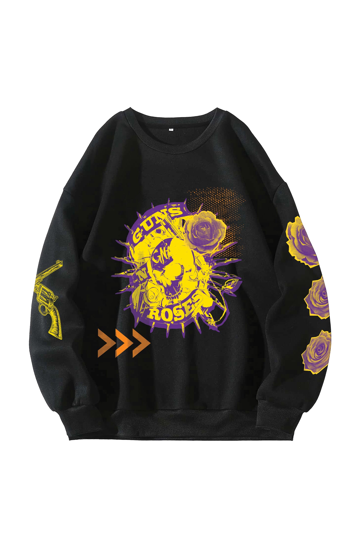 Guns N Roses Designed Oversized Sweatshirt