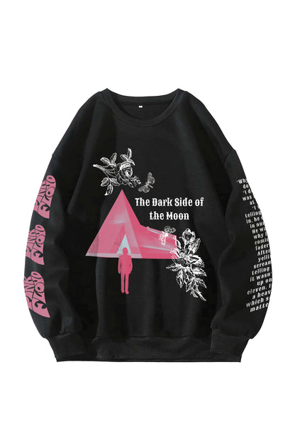 Pink Floyd Designed Oversized Sweatshirt