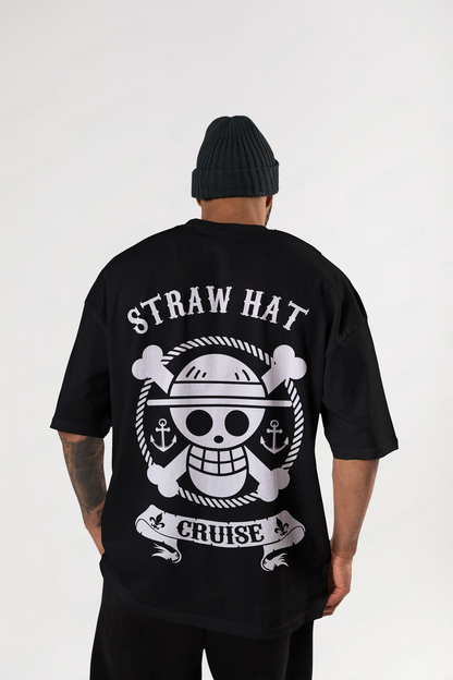 Straw hat pirates oversized t-shirt