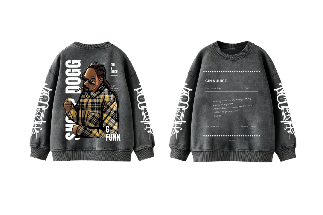 Snoop Dogg Designed Oversized Sweatshirt