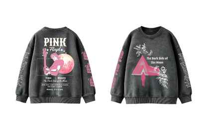 Pink Floyd Designed Oversized Sweatshirt