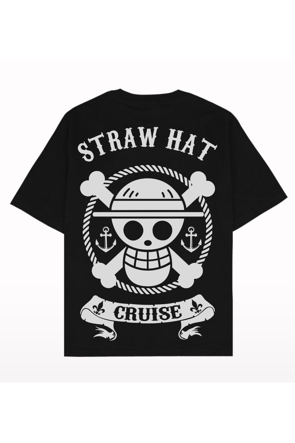 Straw hat pirates oversized t-shirt