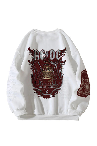 ACDC Designed Oversized Sweatshirt